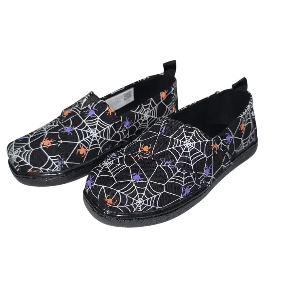 TOMS Little Girls Spiders Alpargata Espadrille Shoes SZ/10